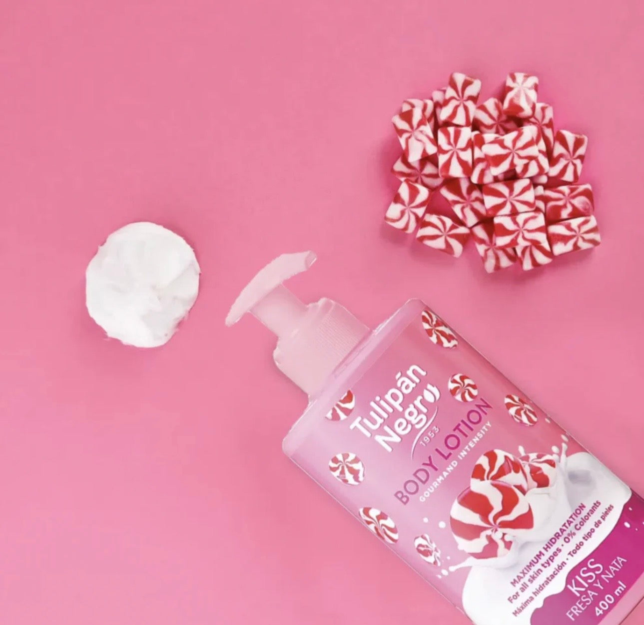 Lotion corps fraise chantilly