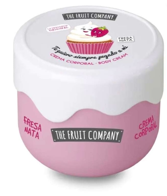 Crème corporelle fraise chantilly