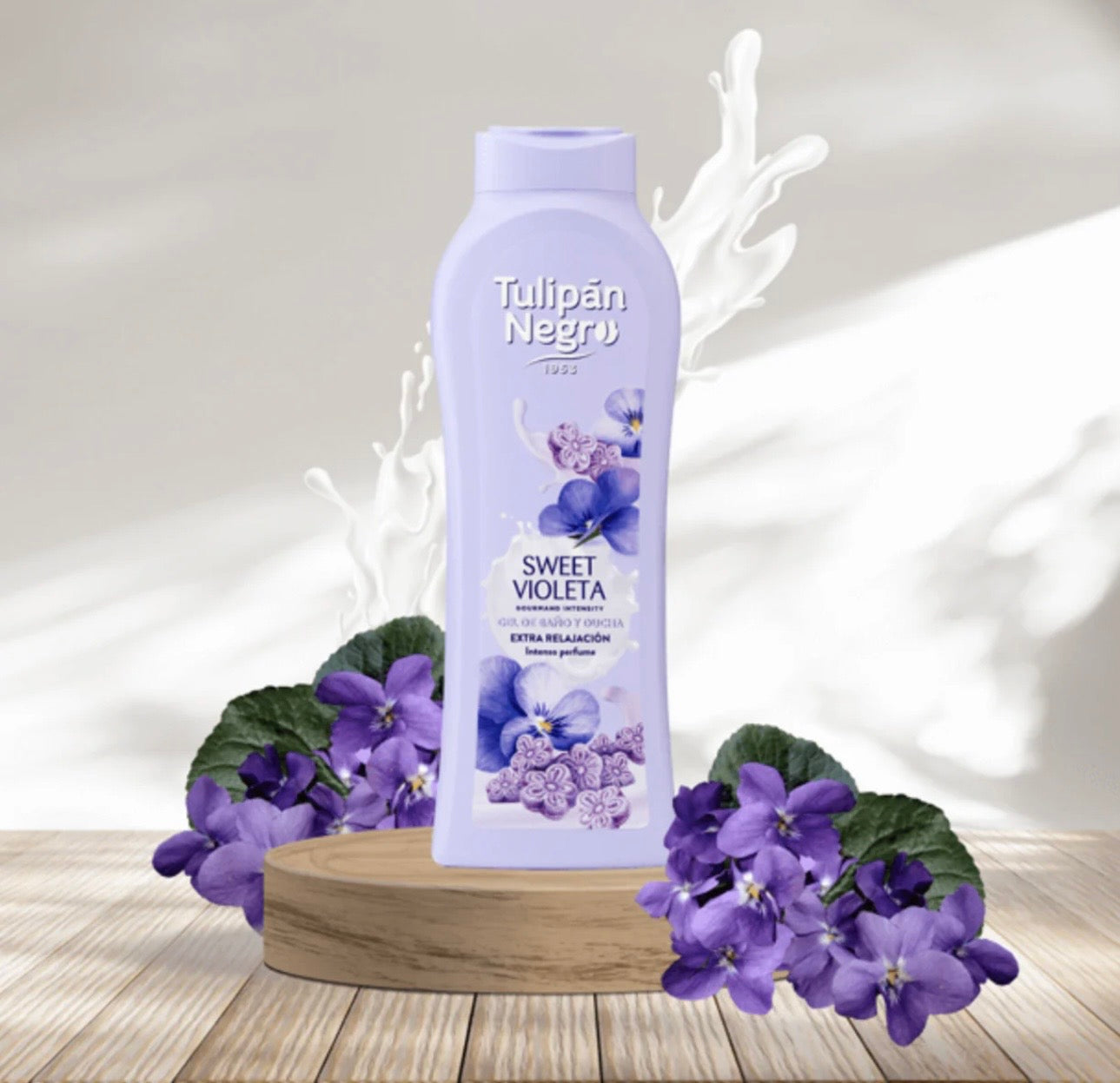 Gel douche violette