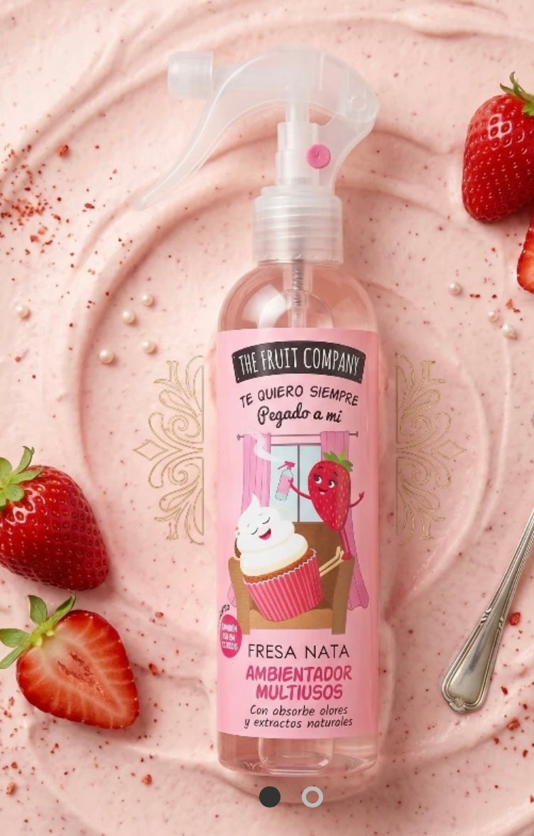 Spray désodorisant fraise crème